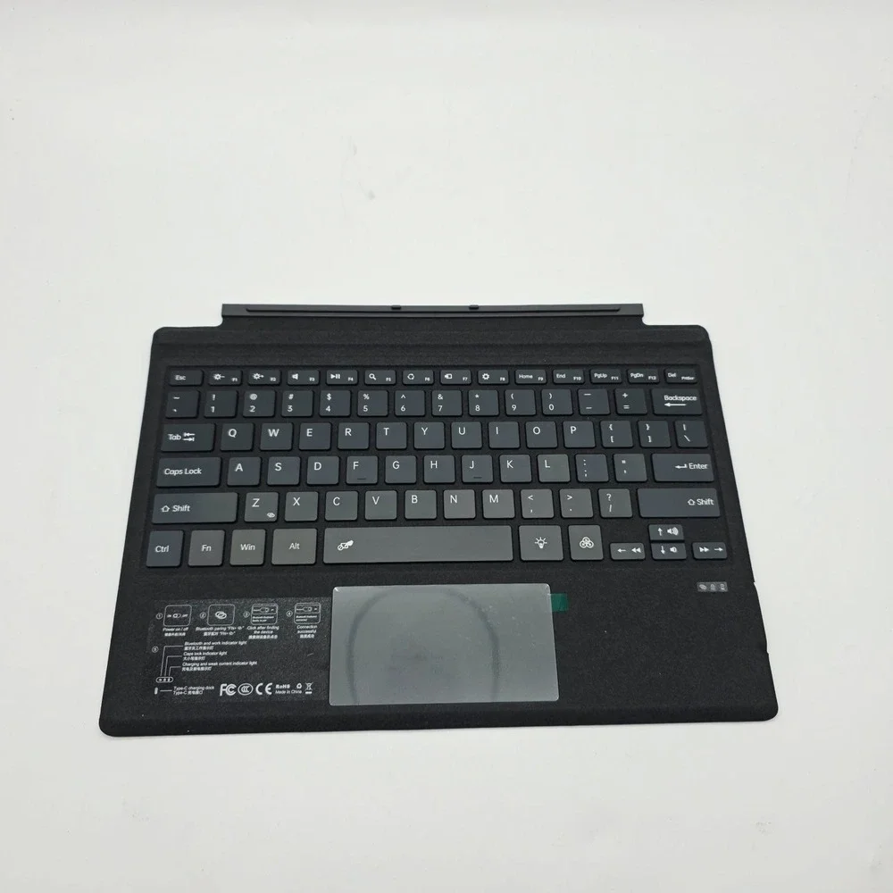 Zoof Wireless Bluetooth Keyboard for Surface Pro 3/4/5/6/7/7+ Charcoal Touchpad
